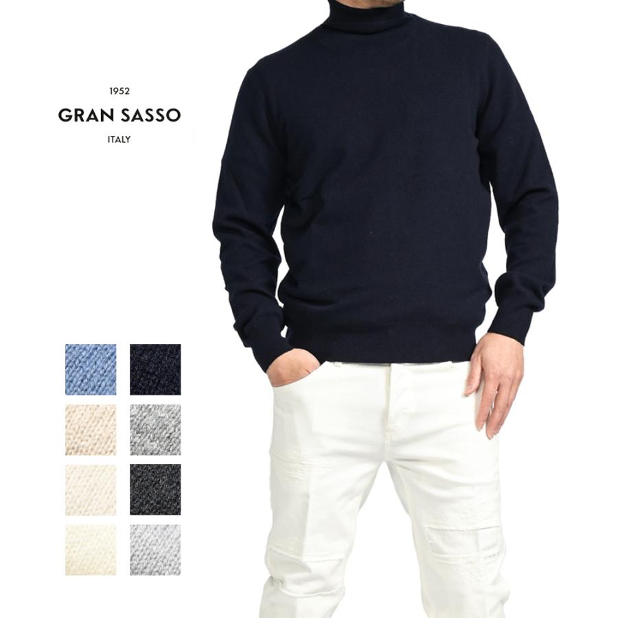 Gran Sasso GRAN SASSO タートルネックニットセーター ハイゲージ 長袖 