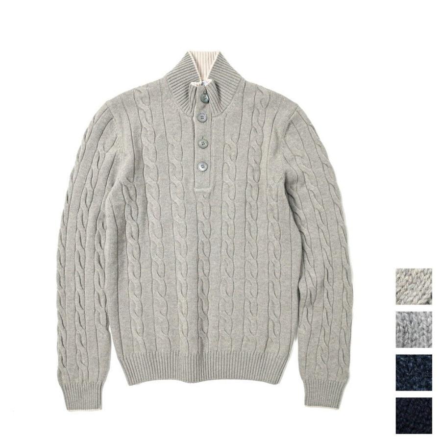 【美品、値下げ】グランサッソ　カシミヤ混　ウールニット　セーター　　ザノーネ Gran Sasso（グランサッソ） グランサッソ / ヴァージンウールカシミヤ