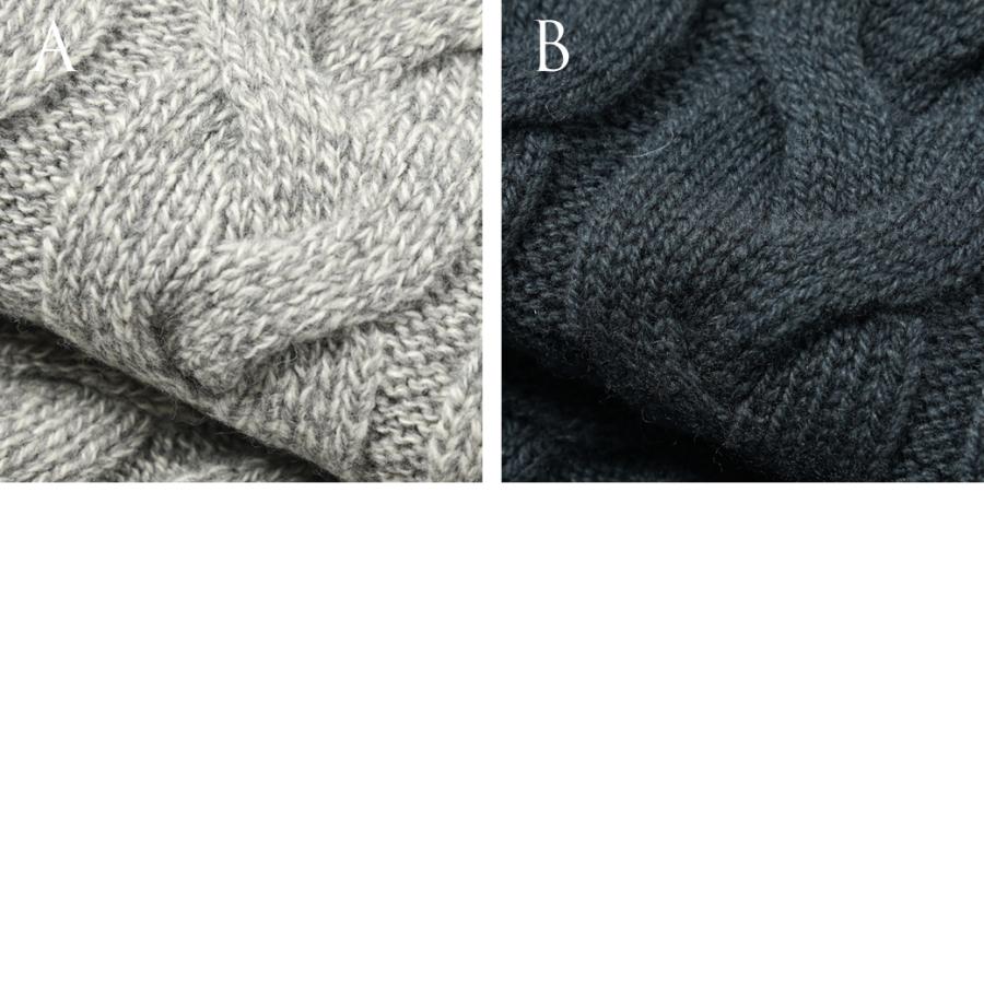 Gran Sasso GRAN SASSO タートルネックニットセーター ケーブル Gran Sasso GRAN SASSO タートルネックニットセーター ケーブル