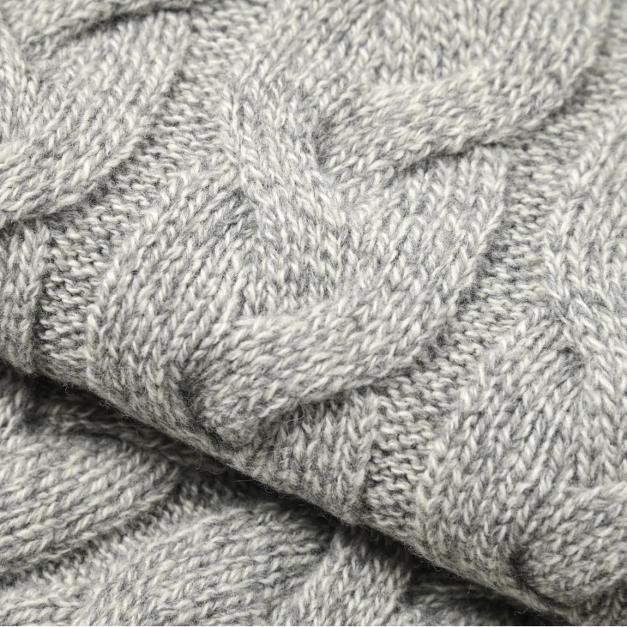 Gran Sasso GRAN SASSO タートルネックニットセーター ケーブル Gran Sasso GRAN SASSO タートルネックニットセーター ケーブル