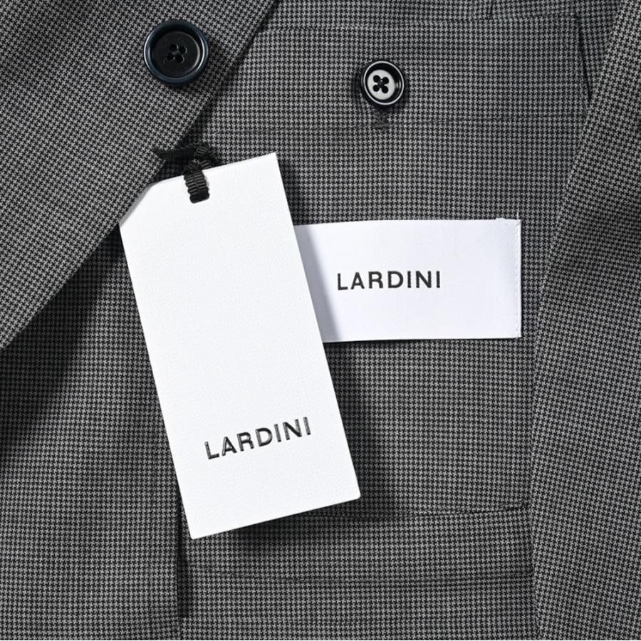 ラルディーニ LARDINI 【2024年 春夏新作】 easy wear テーラードスーツ 2Bシングル ストレッチ 高機能ウール チェック グレー｜size4458｜15