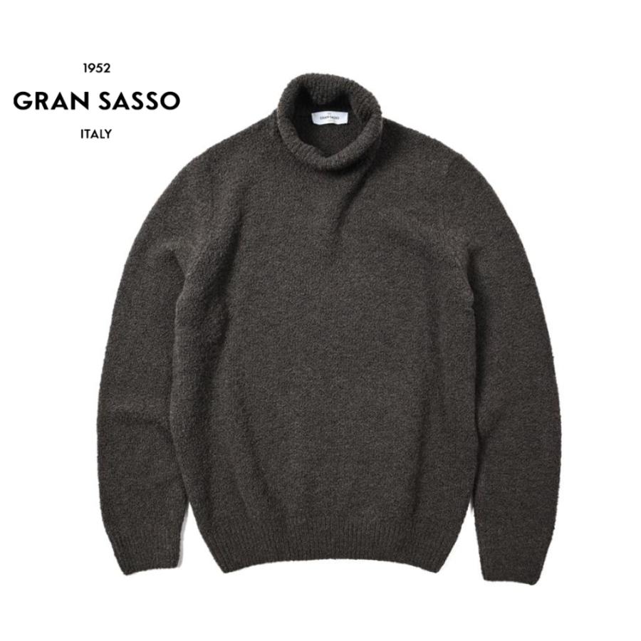 【美品】 GRAN SASSO グランサッソ カシミヤ タートル ニット 48 Gran Sasso（グランサッソ） グランサッソ / ウールカシミヤ