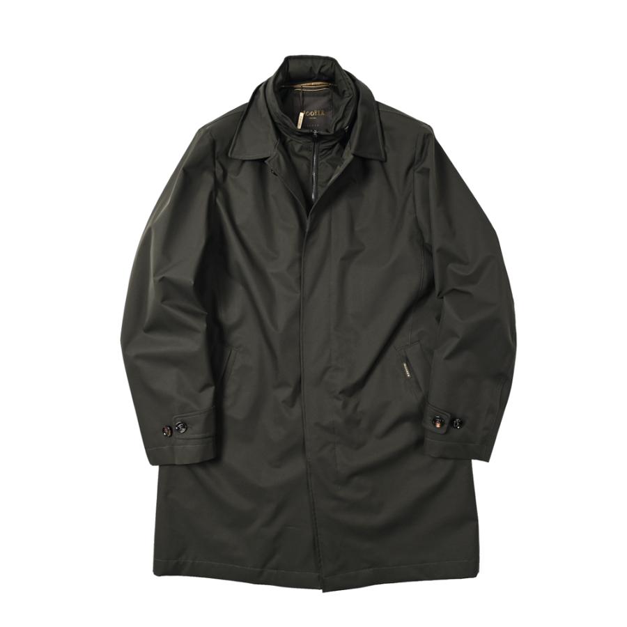 MOORER GROMO ADS ACQUA PROOF ステンカラーコート 着脱可能ライナー付  