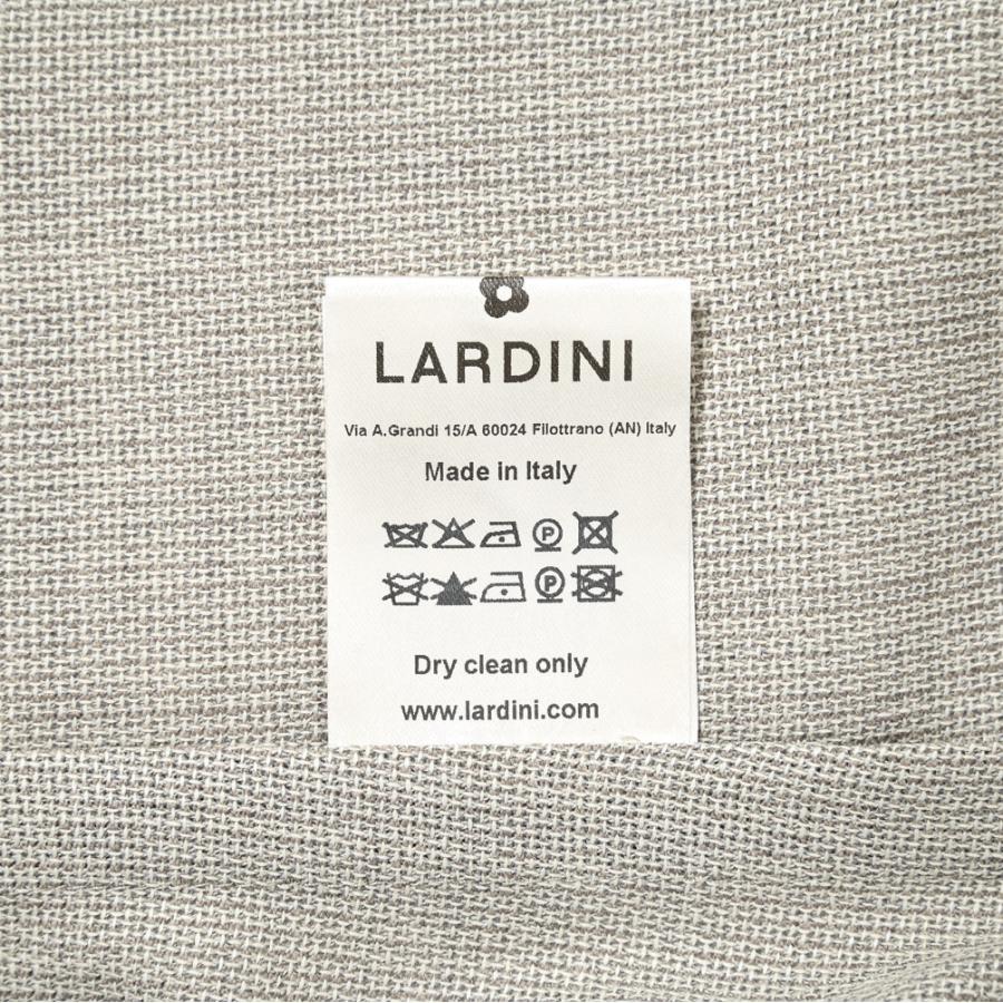 【2024年 春夏新作】 ラルディーニ LARDINI easy wear テーラードジャケット 2B 春夏 サマーウール グレージュ ブートニエール｜size4458｜10