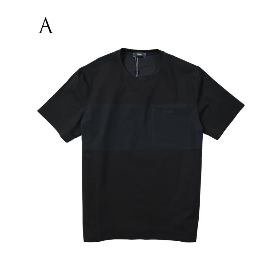HERNO 《冬セール》 2024年 春夏新作 ヘルノ Tシャツ クルーネック 異 