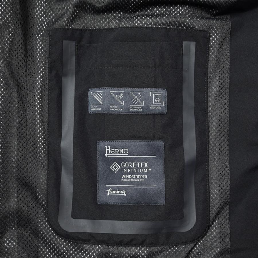HERNO Laminar ボンバージャケット ブルゾン MA-1 ブラック 黒 HERNO Laminar ボンバージャケット ブルゾン MA-1 ブラック 黒