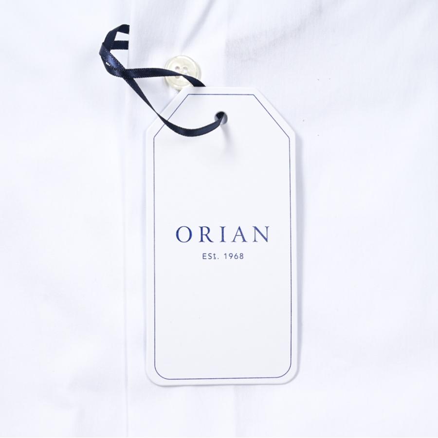 【2024年 春夏新作】オリアン ORIAN Slim Fit ドレスシャツ ワイドカラー ストレッチ 長袖 メンズ コットン ホワイト｜size4458｜12