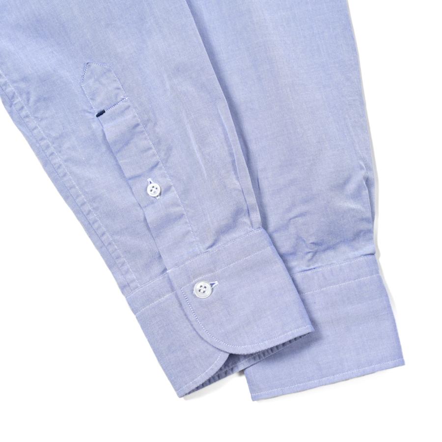 【2024年 春夏新作】オリアン ORIAN Vintage Classic Slim Fit シャツ ホリゾンタルカラー 長袖 コットン 100% ライトブルー｜size4458｜06