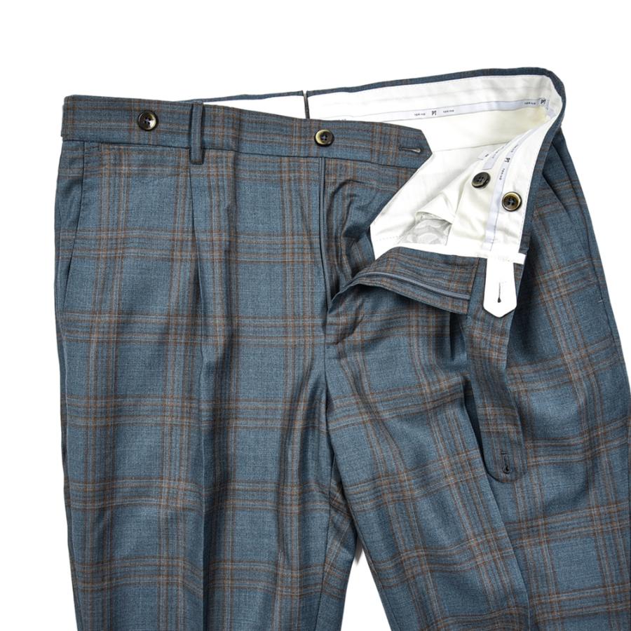 PT TORINO GENTLEMAN FIT スラックス ワンタック パンツ SUPER 130