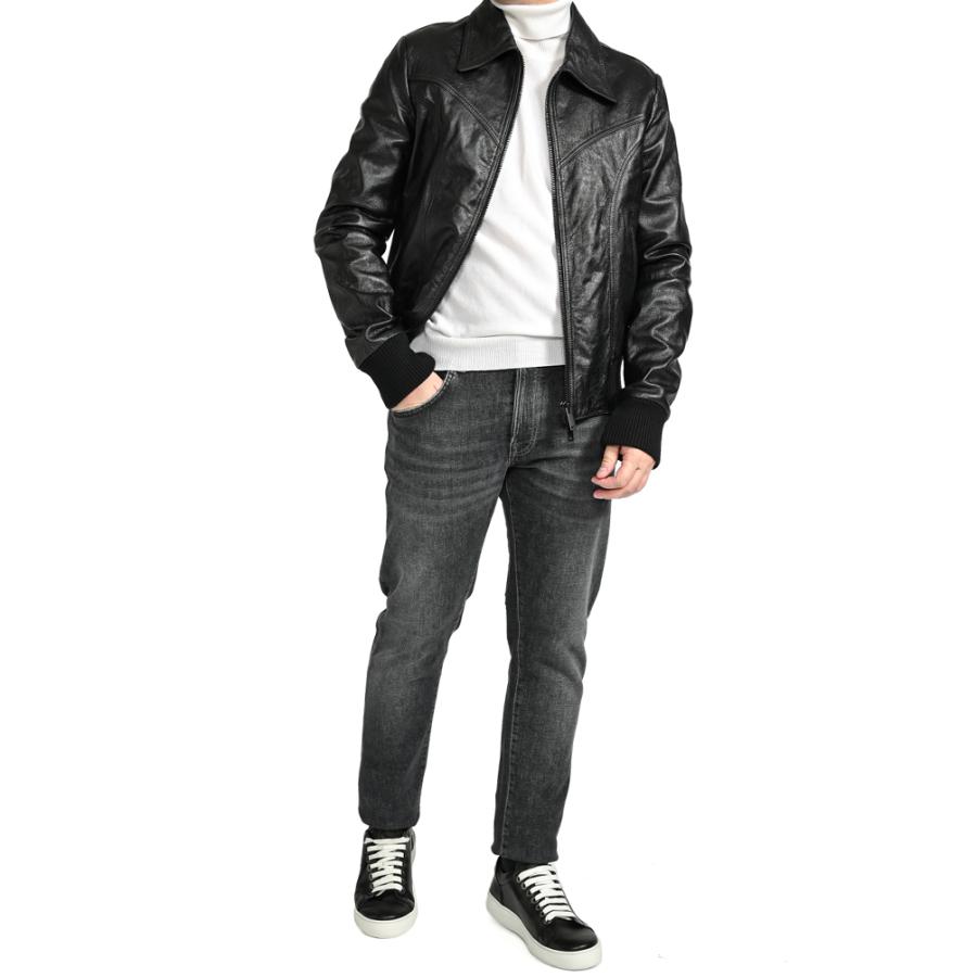 【未使用品】PT TORINO レザージャケット　46 PT TORINO ピーティートリノ / レザーシングルライダースジャケット