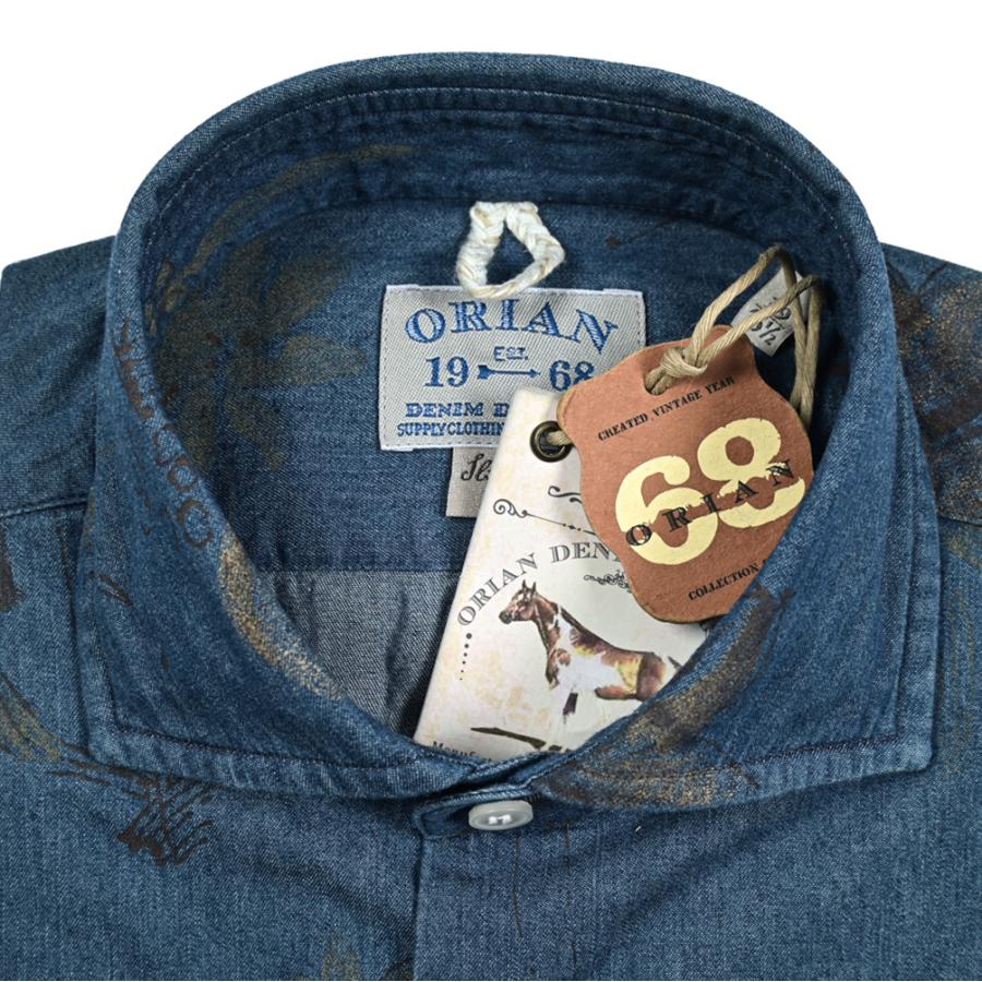 ORIAN オリアン / DENIM DIVISION デニムシャツ ホリゾンタル