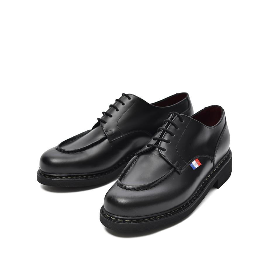 Paraboot パラブーツ / CHAMBORD BBR シャンボード Uチップレースアップレザーダービーシューズ 228212 ブラックの画像