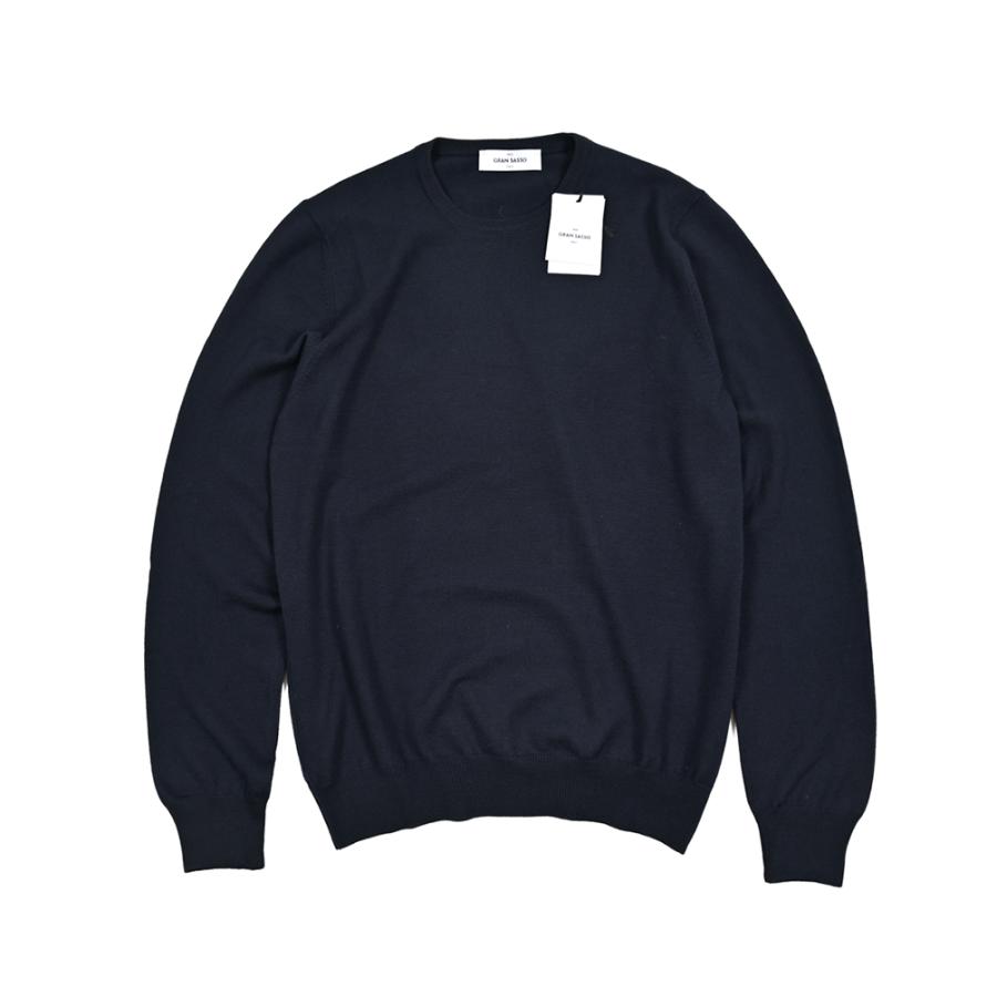 Gran Sasso グランサッソ ヴァージンウールクルーネックニット Gran Sasso（グランサッソ） グランサッソ / ヴァージンウール100