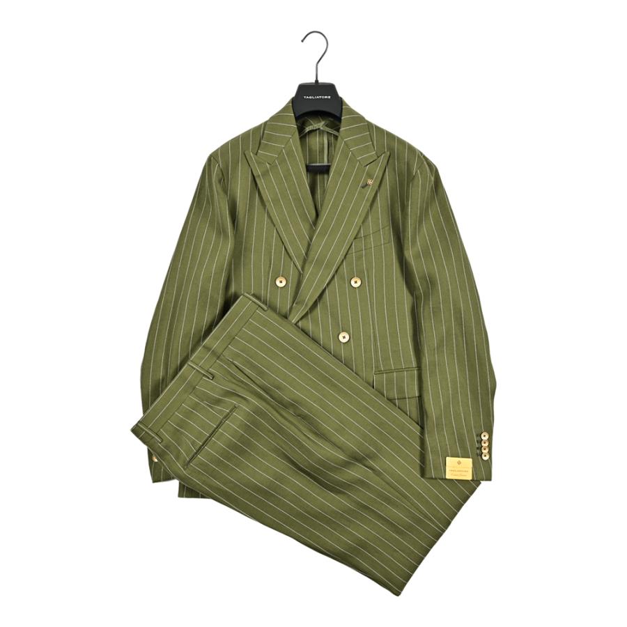 新品】タリアトーレ TAGLIATORE サマーウール ストライプ