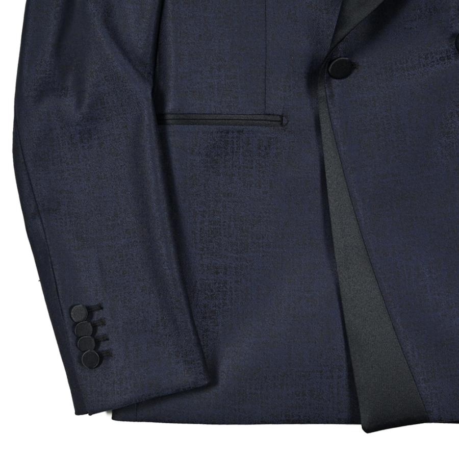 TAGLIATORE タリアトーレ / ストレッチウール 2Bダブルタキシードジャケット KFBRMARQUISE ネイビー / セール対象の画像