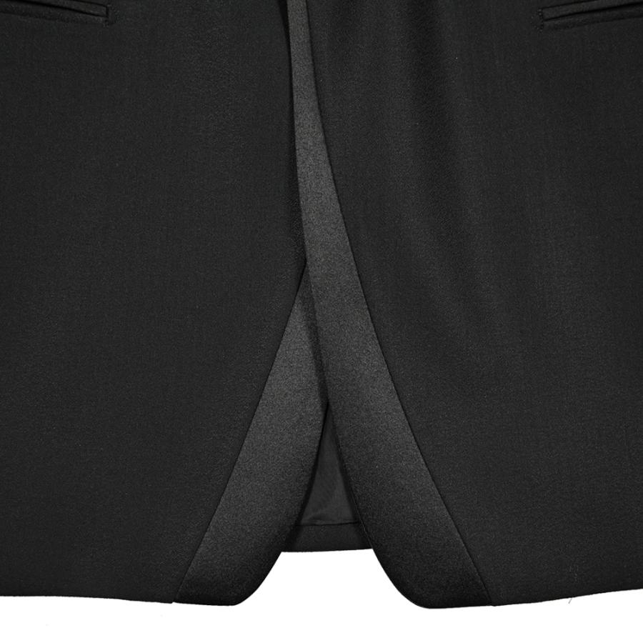 TAGLIATORE タリアトーレ / ストレッチウール 1Bシングルタキシードジャケット KFBRMARLY ブラック / セール対象の画像