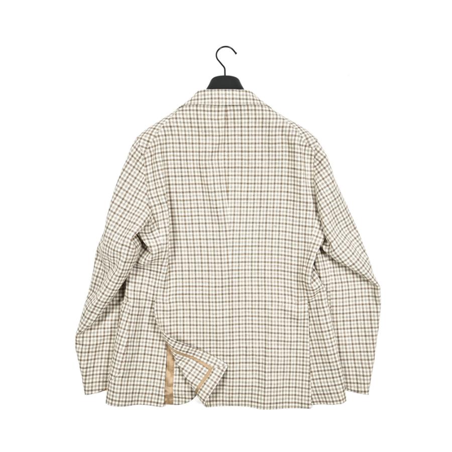 TAGLIATORE タリアトーレ / リネンコットン 2Bシングルテーラードジャケット 1SMD22K Exclusive Garment ベージュ / セールの画像
