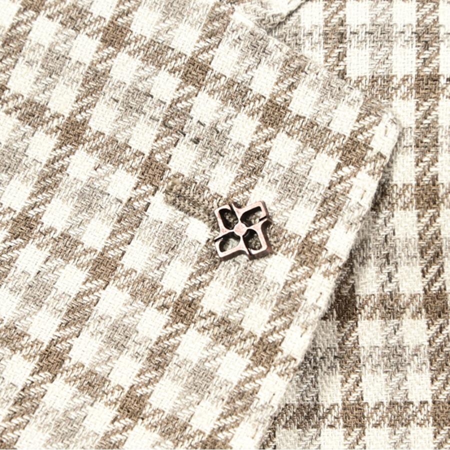 TAGLIATORE タリアトーレ / リネンコットン 2Bシングルテーラードジャケット 1SMD22K Exclusive Garment ベージュ / セールの画像