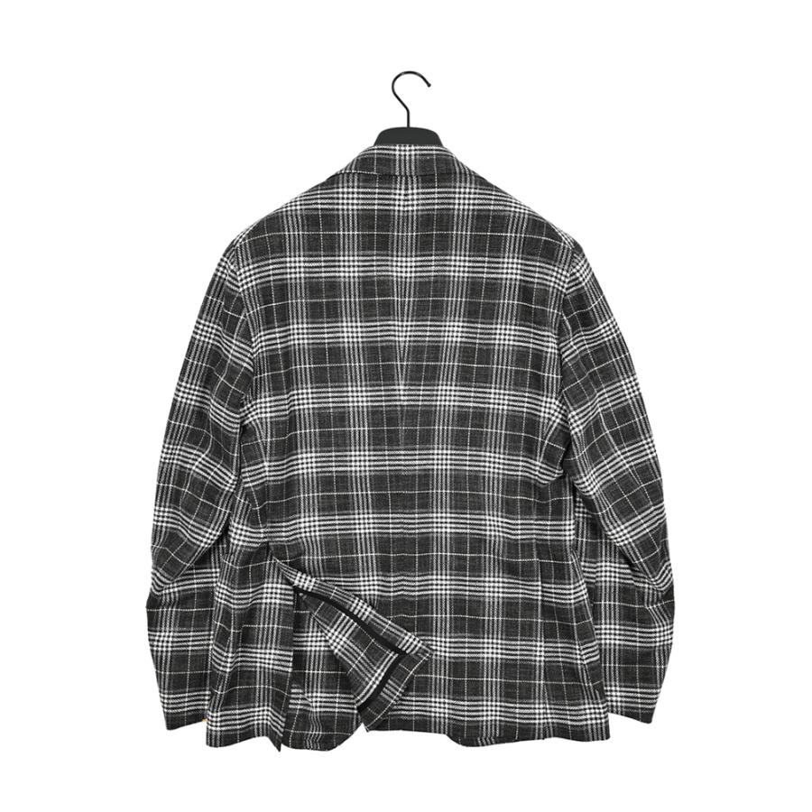TAGLIATORE タリアトーレ / ウールシルクコットン 2Bシングルワイドラペルテーラードジャケット G-PL22K Exclusive Garment ダークグレー / セール対象の画像