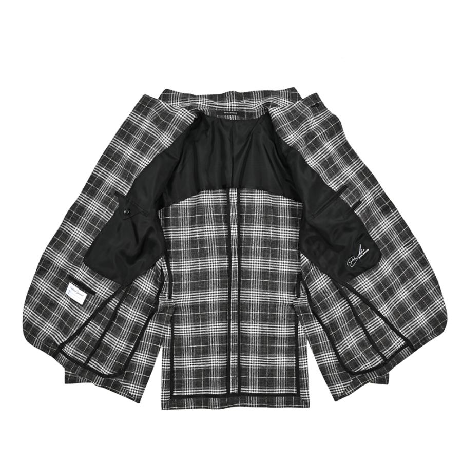 TAGLIATORE タリアトーレ / ウールシルクコットン 2Bシングルワイドラペルテーラードジャケット G-PL22K Exclusive Garment ダークグレー / セール対象の画像