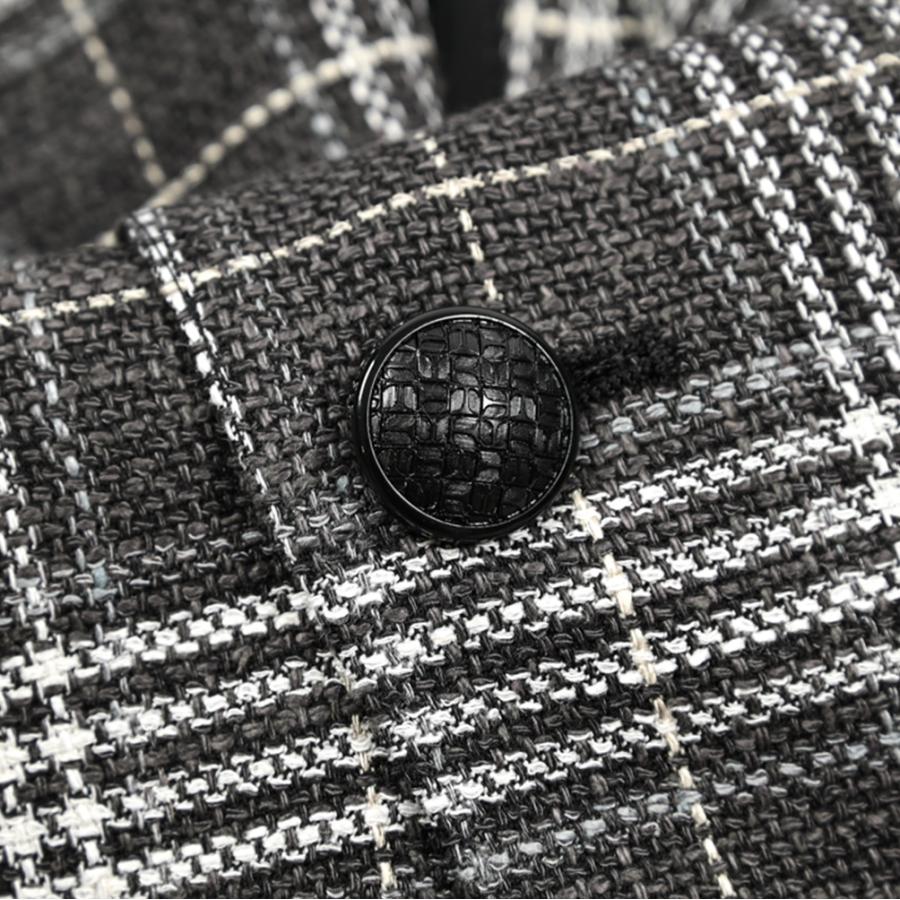 TAGLIATORE タリアトーレ / ウールシルクコットン 2Bシングルワイドラペルテーラードジャケット G-PL22K Exclusive Garment ダークグレー / セール対象の画像