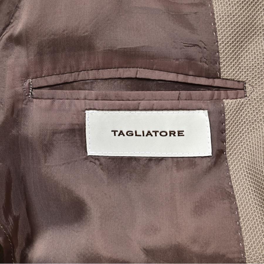 TAGLIATORE タリアトーレ / コットン100% 2Bシングルテーラードジャケット / 1SMJ22K ピンクベージュ / セールの画像