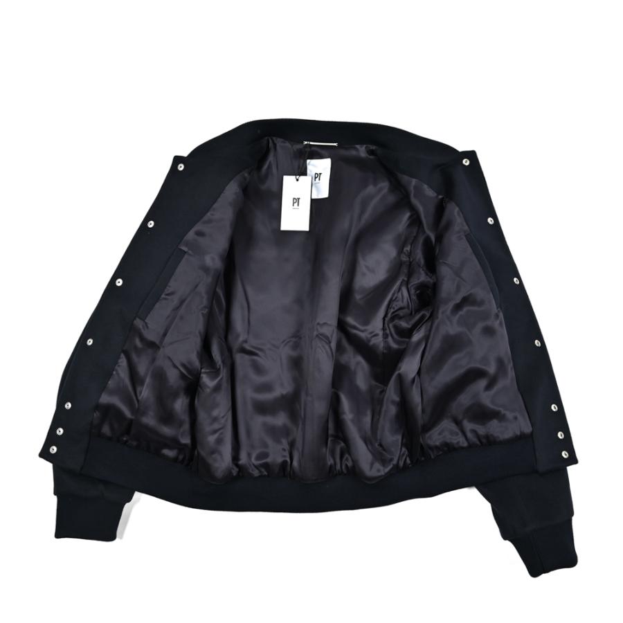 PT TORINO ピーティートリノ / ウールカシミヤ バーシティジャケット ネイビー / セールの画像