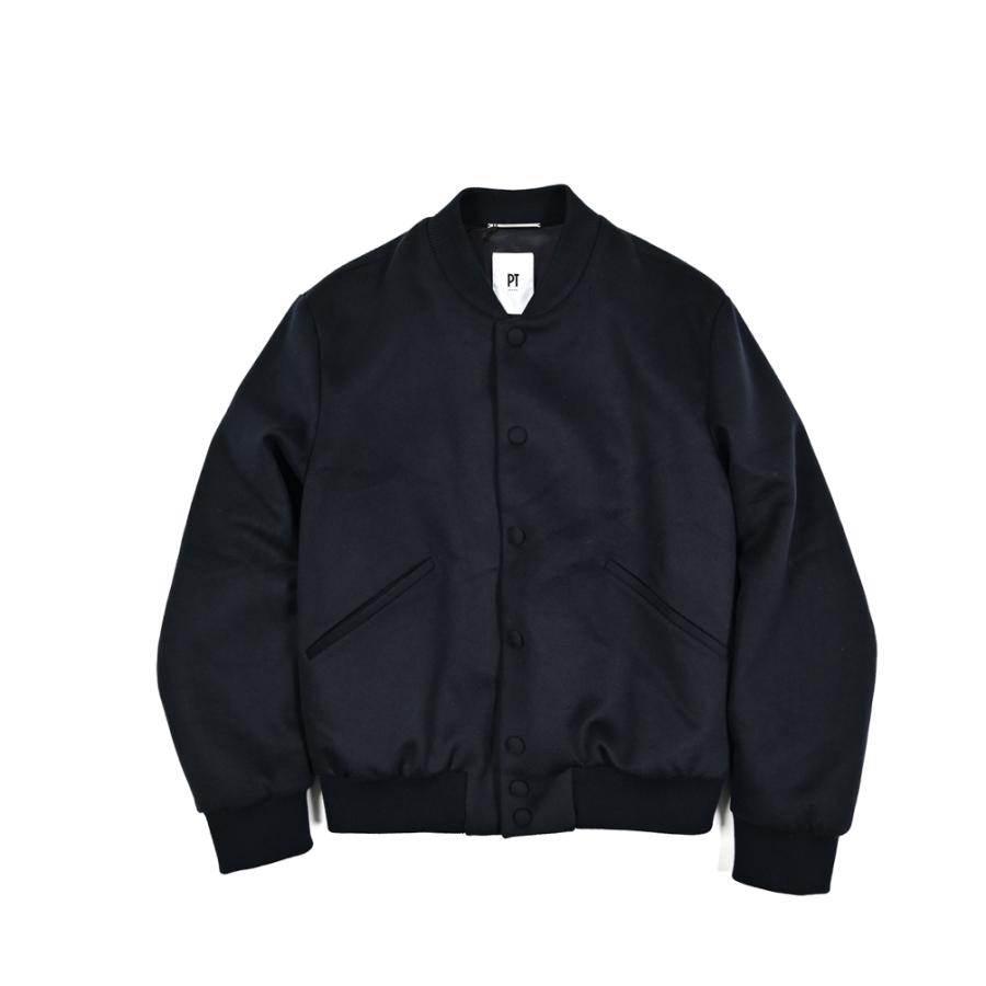 PT TORINO ピーティートリノ / ウールカシミヤ バーシティジャケット ネイビー / セールの画像