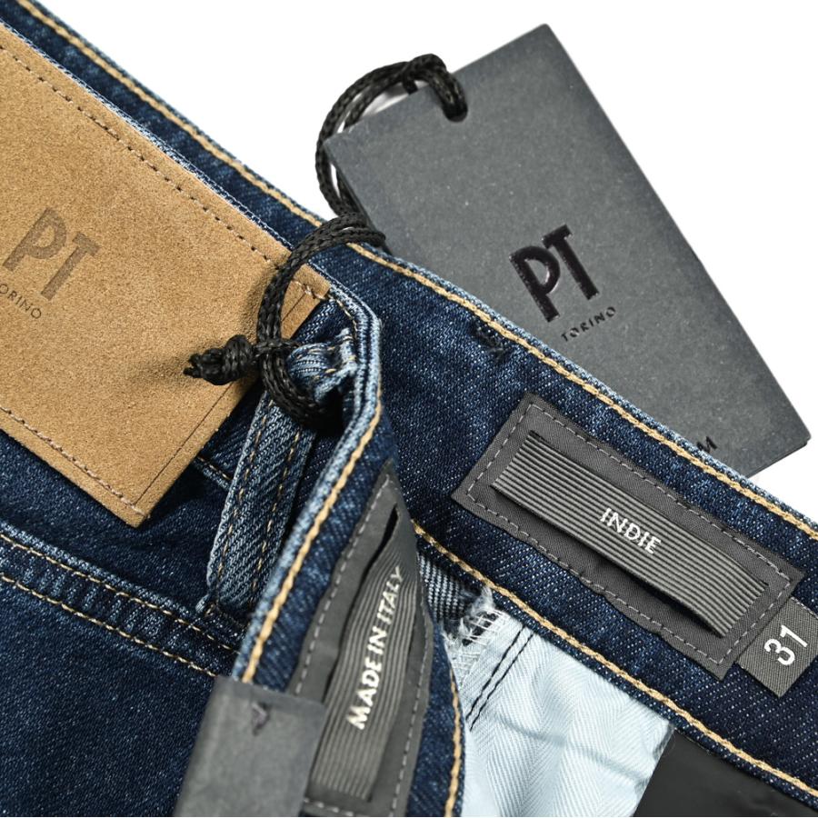 PT TORINO DENIM ピーティートリノデニム / INDIE ストレッチデニム テーパードジーンズ ウォッシュドブルー / セール対象の画像