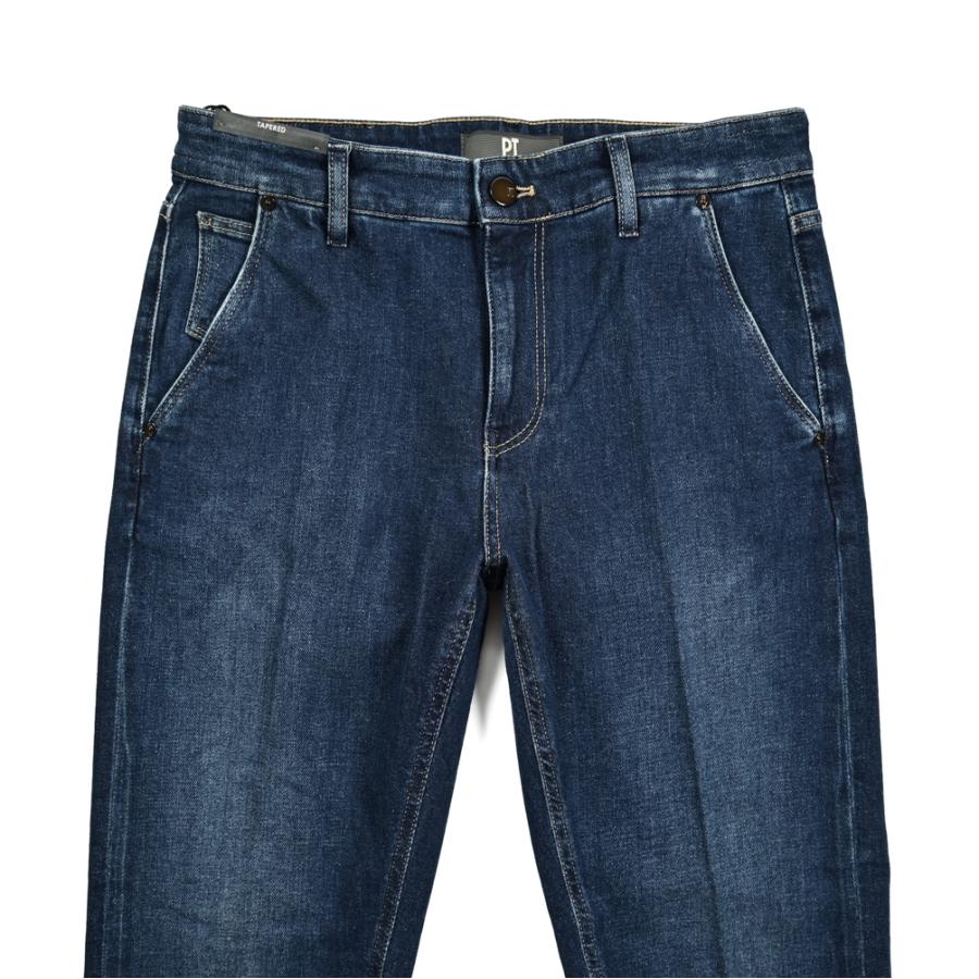 PT TORINO DENIM ピーティートリノデニム / INDIE ストレッチデニム テーパードジーンズ ウォッシュドブルー / セール対象の画像