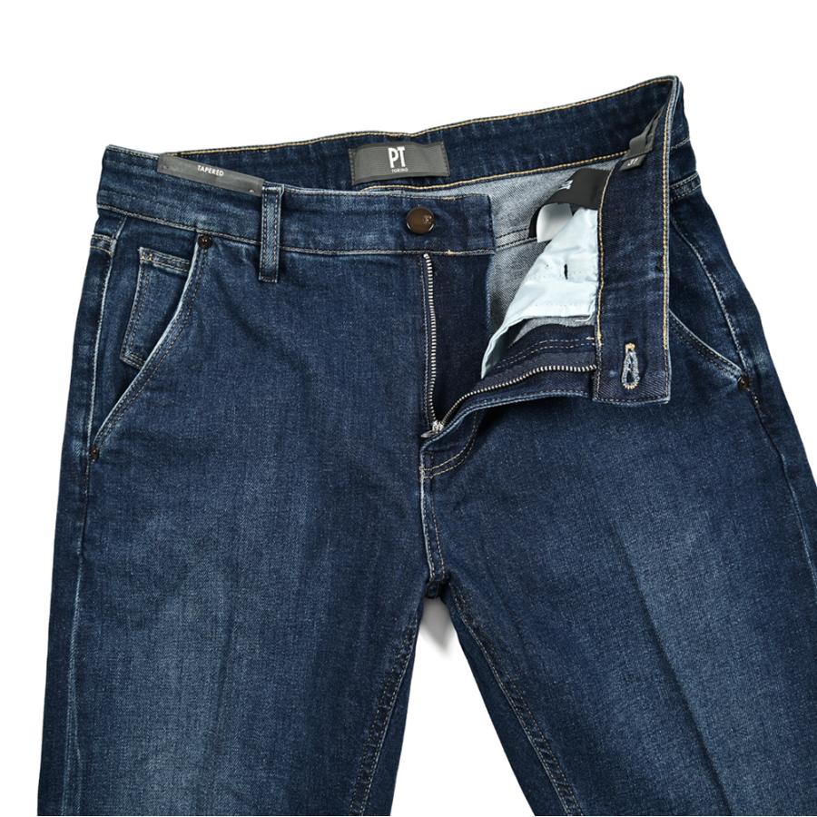 PT TORINO DENIM ピーティートリノデニム / INDIE ストレッチデニム テーパードジーンズ ウォッシュドブルー / セール対象の画像