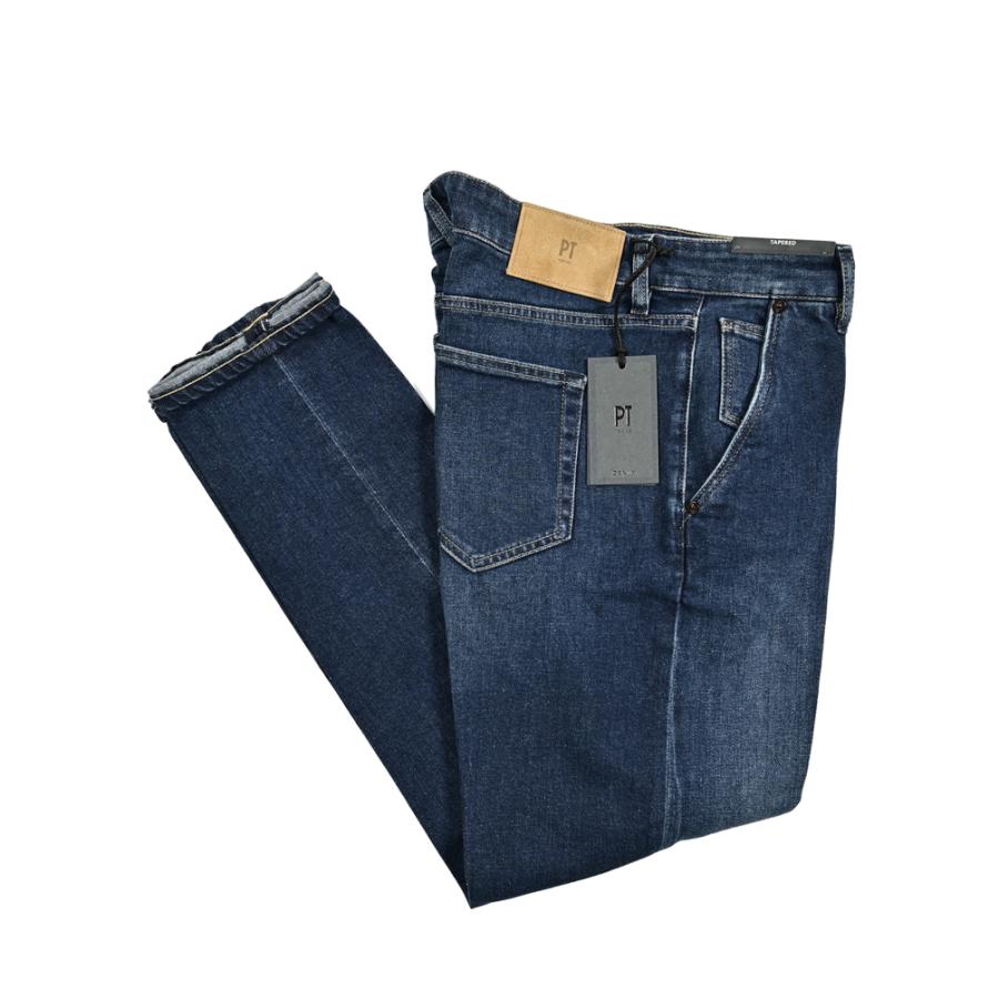 PT TORINO DENIM ピーティートリノデニム / INDIE ストレッチデニム テーパードジーンズ ウォッシュドブルー / セール対象の画像