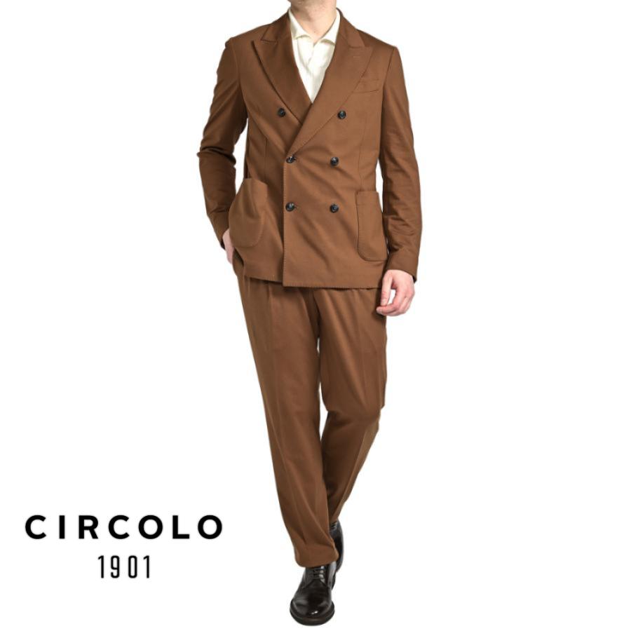 新品 CIRCOLO 1901 ストレッチ セットアップ ライトブラウン 40 【公式
