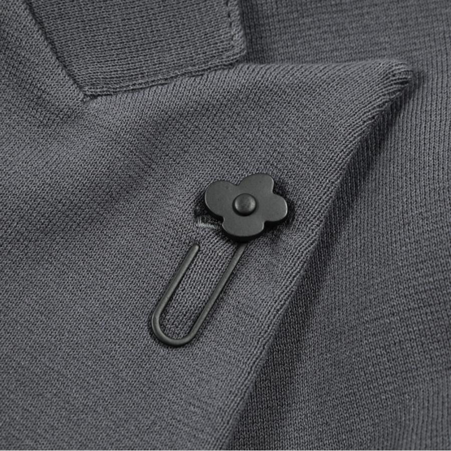 LARDINI ラルディーニ / コットン100% 6Bダブルニットジャケット グレー / セールの画像
