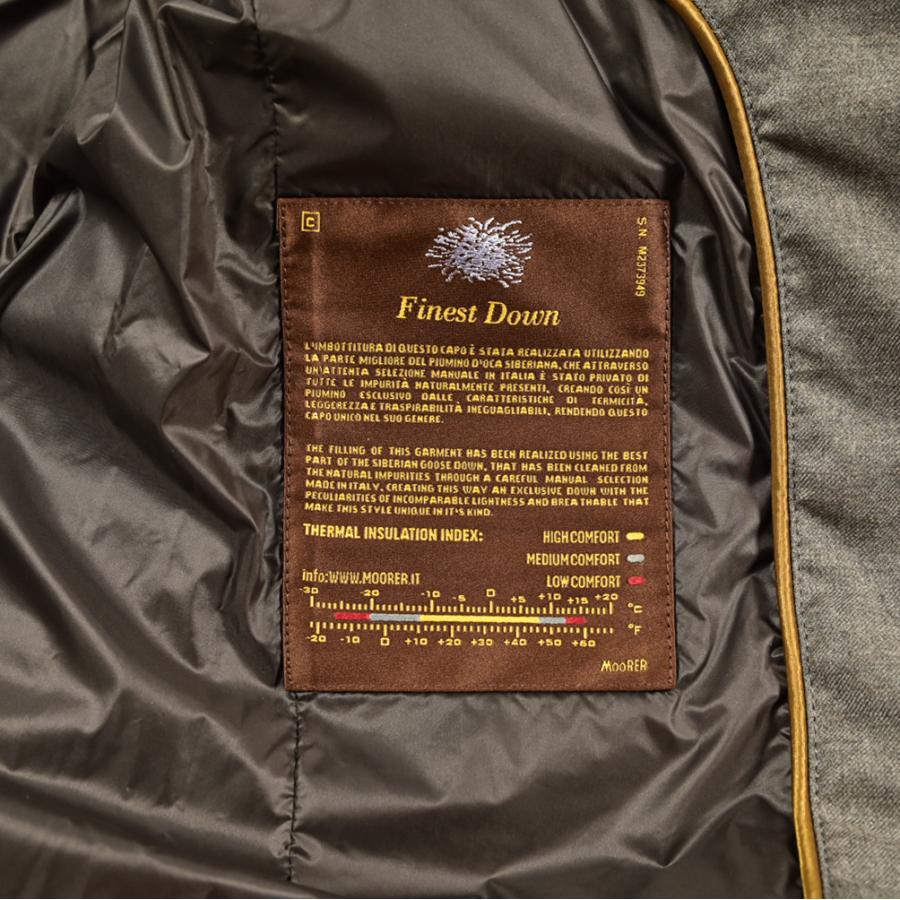 MOORER（ムーレー） ムーレー / ZAYN-L カシミヤ混ウール ダウン