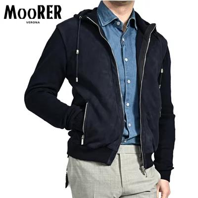専用＊MOORER ネイビー ジップアップ ジャンパー 専用＊MOORER ネイビー ジップアップ ジャンパー MOORER