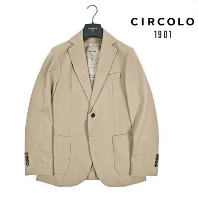 チルコロ1901 コットンストレッチジャージー　シングル2Bジャケット CIRCOLO 1901（チルコロ 1901） チルコロ / ストレッチコットン