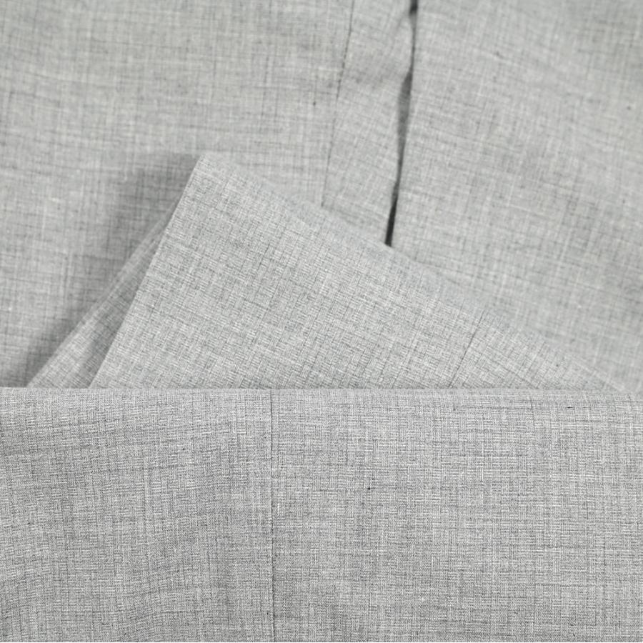 ベルウィッチ スラックス ノータック ストレッチ メンズ コットン 織柄 グレー BERWICH ベルウィッチ / MORELLO コットン スラックス