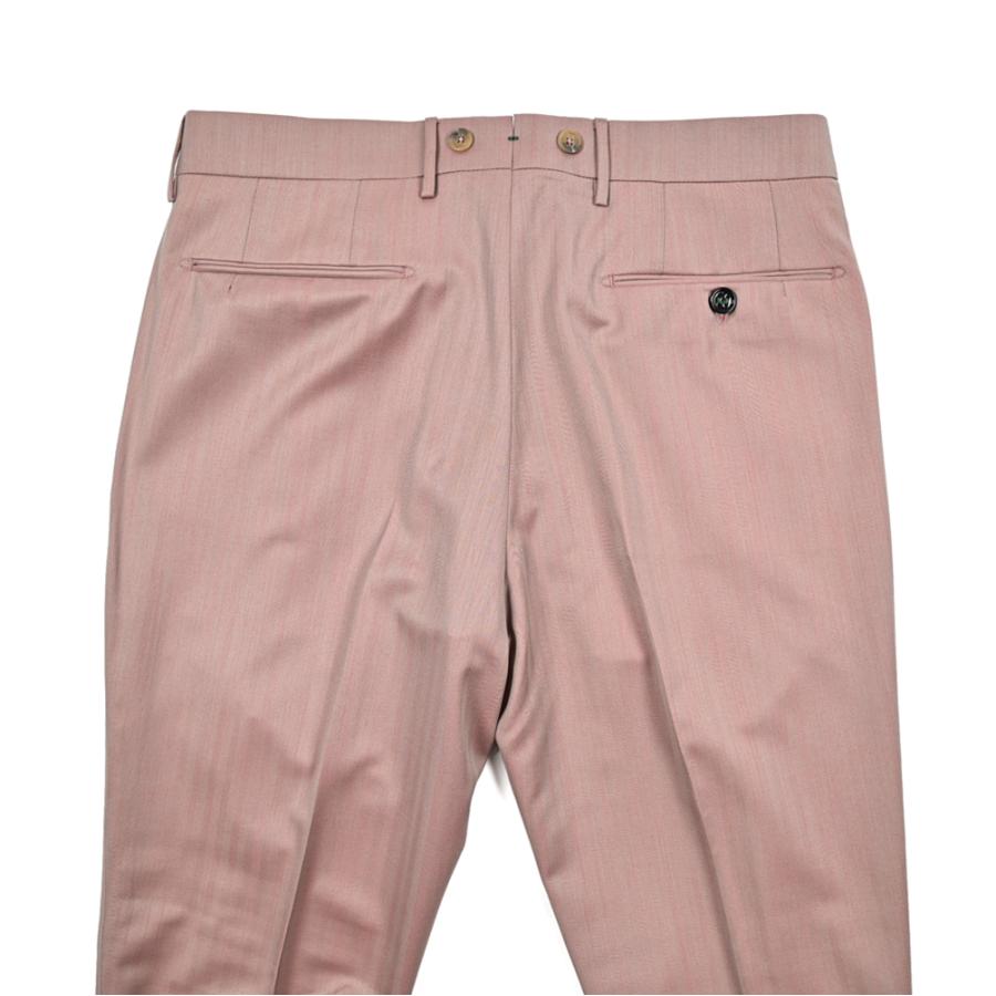 未使用品級　BERWICH 春夏ウール スラックス 　裾ダブル44　ライトグレー 未使用品級 BERWICH 春夏ウール スラックス 裾ダブル44 ライト