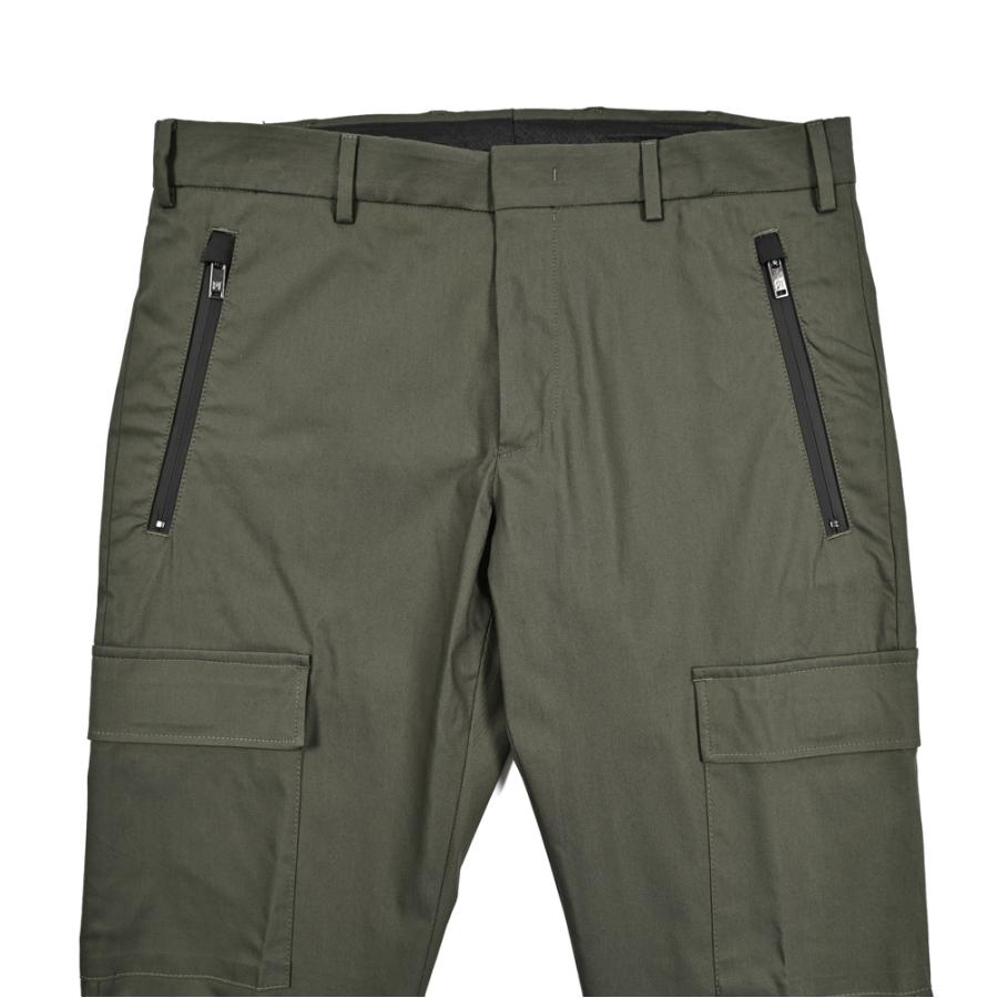 PT TORINO ピーティートリノ / Active LAMDA ストレッチコットン ノータックカーゴパンツ カーキグリーン / セール対象の画像