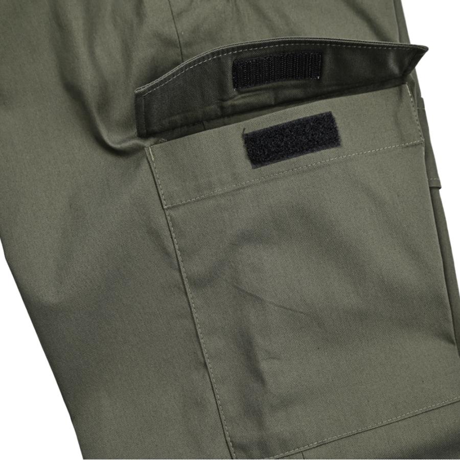 PT TORINO ピーティートリノ / Active LAMDA ストレッチコットン ノータックカーゴパンツ カーキグリーン / セール対象の画像