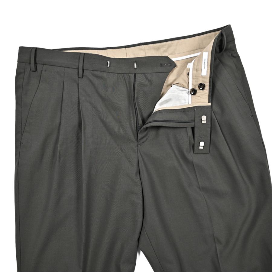 PT TORINO ストレッチスラックス モカグレー PT TORINO ピーティートリノ / Edge DICIANNOVE ストレッチウール