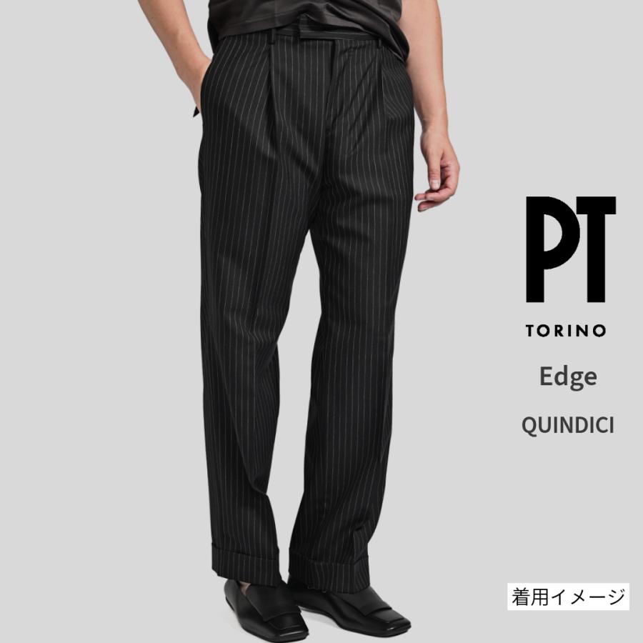 【美品】PT TORINO ストレッチ スラックス 48 グレー ワンタック PT TORINO ピーティートリノ スラックス STRETCH ストレッチ ワン