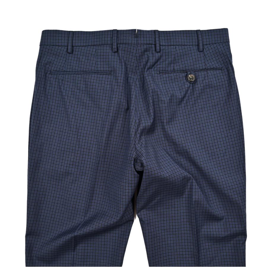 BERWICH ベルウィッチ / MORELLO ヴァージンウール100% ノータックスリムスラックス ネイビー / セール対象 | BERWICH | 03