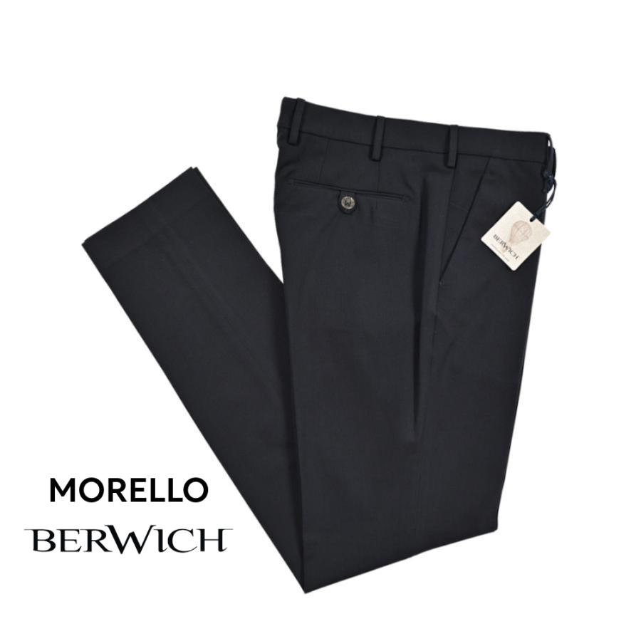 ベルウィッチ Jmorello コットンストレッチパンツ ネイビー 46 BERWICH（ベルウィッチ） ベルウィッチ / MORELLO ビスコース混