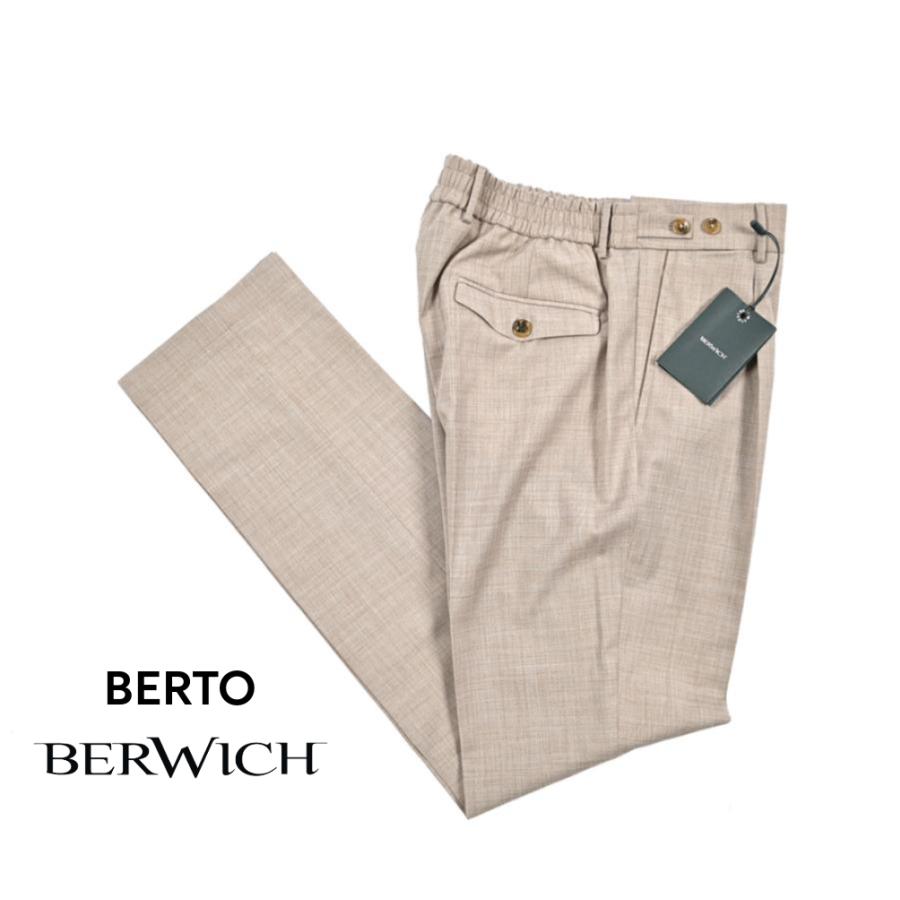 【新品・48サイズ・イタリア製】ベルウィッチ・ベルトレス イージースラックス 新品・48サイズ・イタリア製】ベルウィッチ・ベルトレス イージー