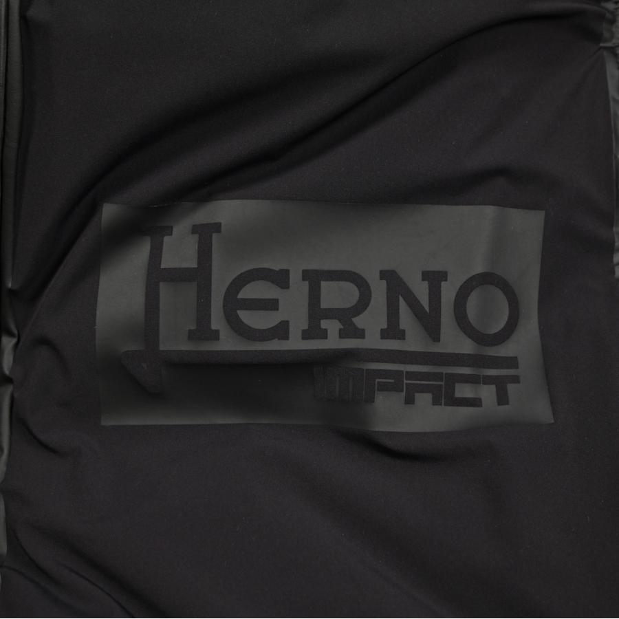 HERNO ヘルノ / FUNCTIONAL WARDROBE 高機能撥水ナイロン ダウンジャケットフーディー ブラック / セールの画像