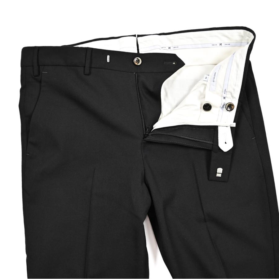 PT Torino ストレッチ ブラックスラックス　48 PT Torino ストレッチ ブラックスラックス 48