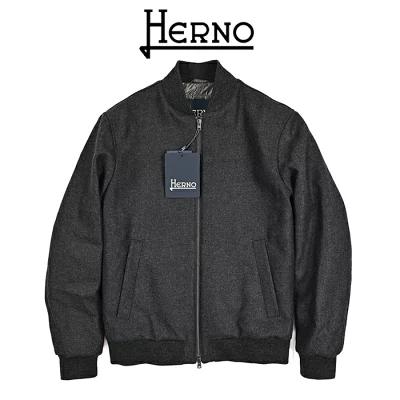 HERNO ヘルノ / MA-1 中綿ウールブルゾン グレー / セールの画像
