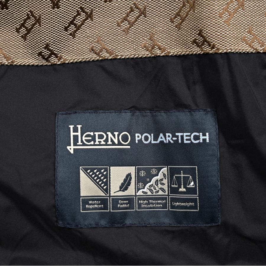 HERNO ヘルノ / POLAR-TECH ポリエステル100% フード付きダウンコート ブラック / セールの画像